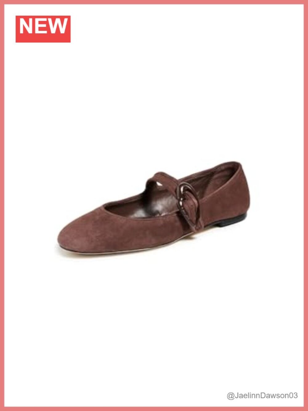 Larroudé Verona Ballet Flats Suede Women's Shoes